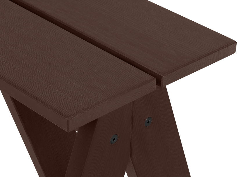 Tabouret de jardin en bois de pin massif brun cacao 40x40x44cm Navo - noo.ma - The Cool Republic