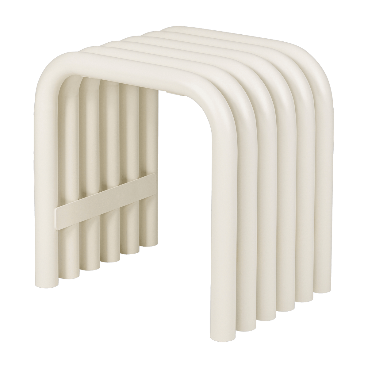 Tabouret en acier beige désertique Nokk - noo.ma - The Cool Republic