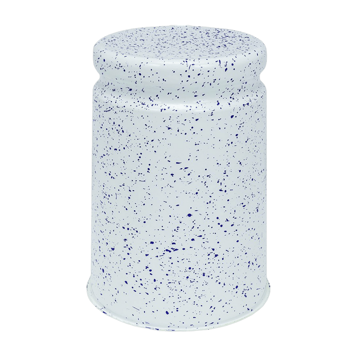 Tabouret en acier blanc tacheté de bleu foncé Last Stool - Hem - The Cool Republic