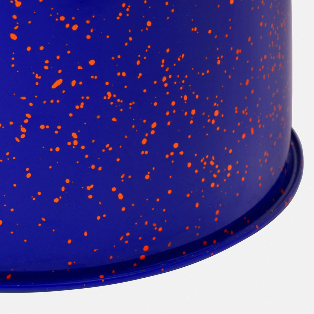 Tabouret en acier bleu tacheté d'orange Last Stool - Hem - The Cool Republic