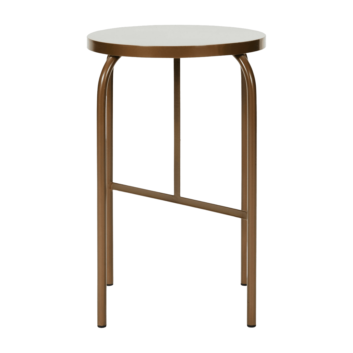 Tabouret en acier brun doré Shaker - House Doctor - The Cool Republic