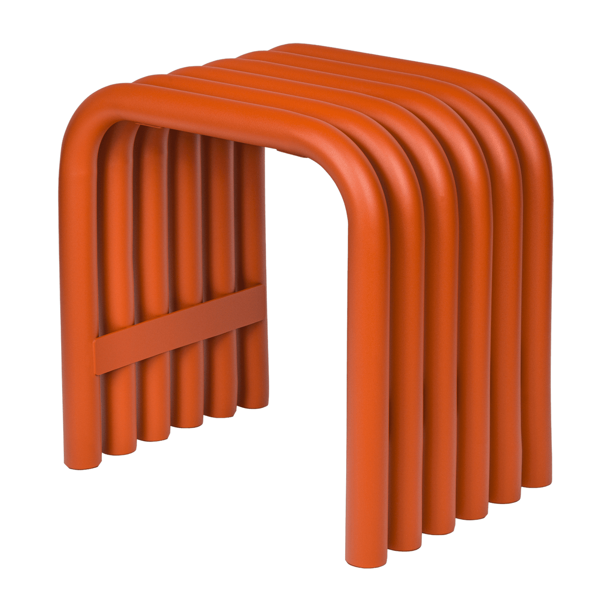 Tabouret en acier écorce d'orange Nokk - noo.ma - The Cool Republic