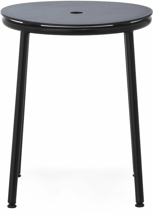 Tabouret en acier et aluminium noir 45 cm Circa noir Aluminum - Normann Copenhagen - The Cool Republic