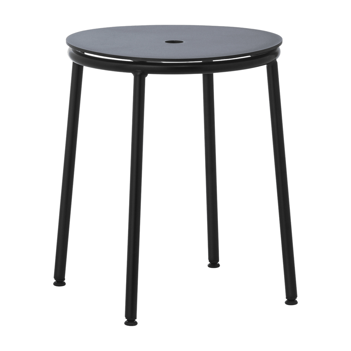 Tabouret en acier et aluminium noir 45 cm Circa noir Aluminum - Normann Copenhagen - The Cool Republic