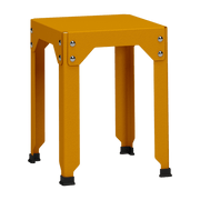 Tabouret en acier galvanisé safran 45 cm Hegoa - Matière Grise - The Cool Republic