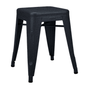 Tabouret en acier H45 Bleu nuit mat fine texture - Tolix - The Cool Republic