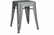 Tabouret en acier H45 Brut verni satiné - Tolix - The Cool Republic