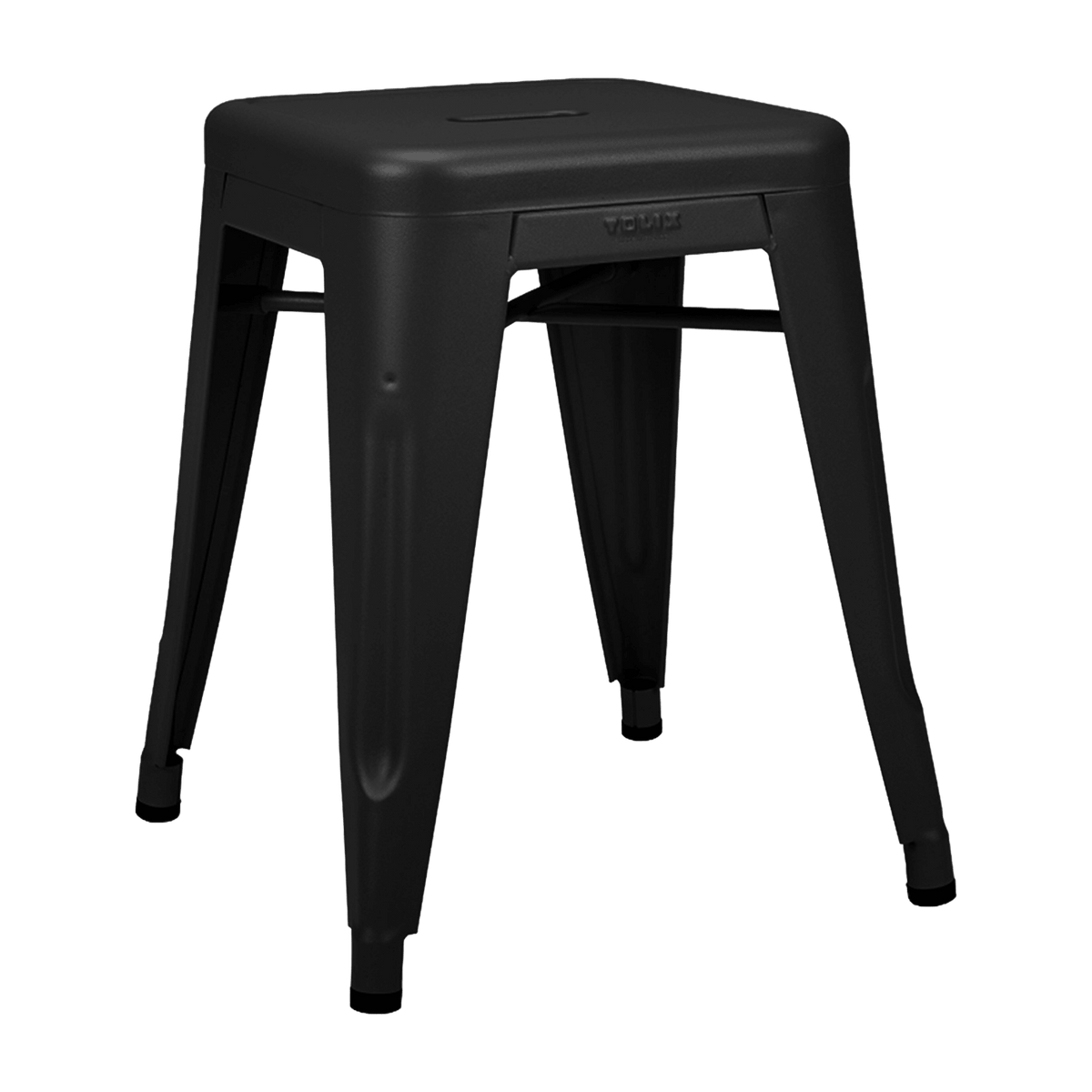 Tabouret en acier H45 Noir mat - Tolix - The Cool Republic