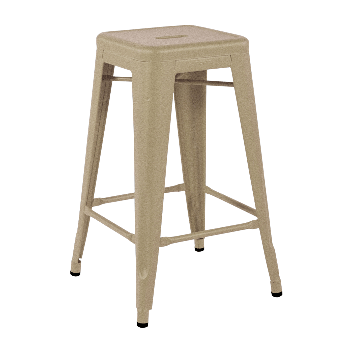 Tabouret en acier H65 Sable mat - Tolix - The Cool Republic