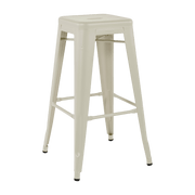 Tabouret en acier H75 Ivoire mat - Tolix - The Cool Republic