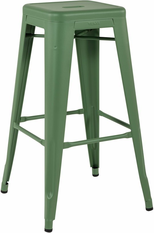 Tabouret en acier H75 Romarin mat fine texture - Tolix - The Cool Republic