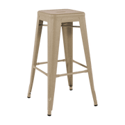 Tabouret en acier H75 Sable mat - Tolix - The Cool Republic