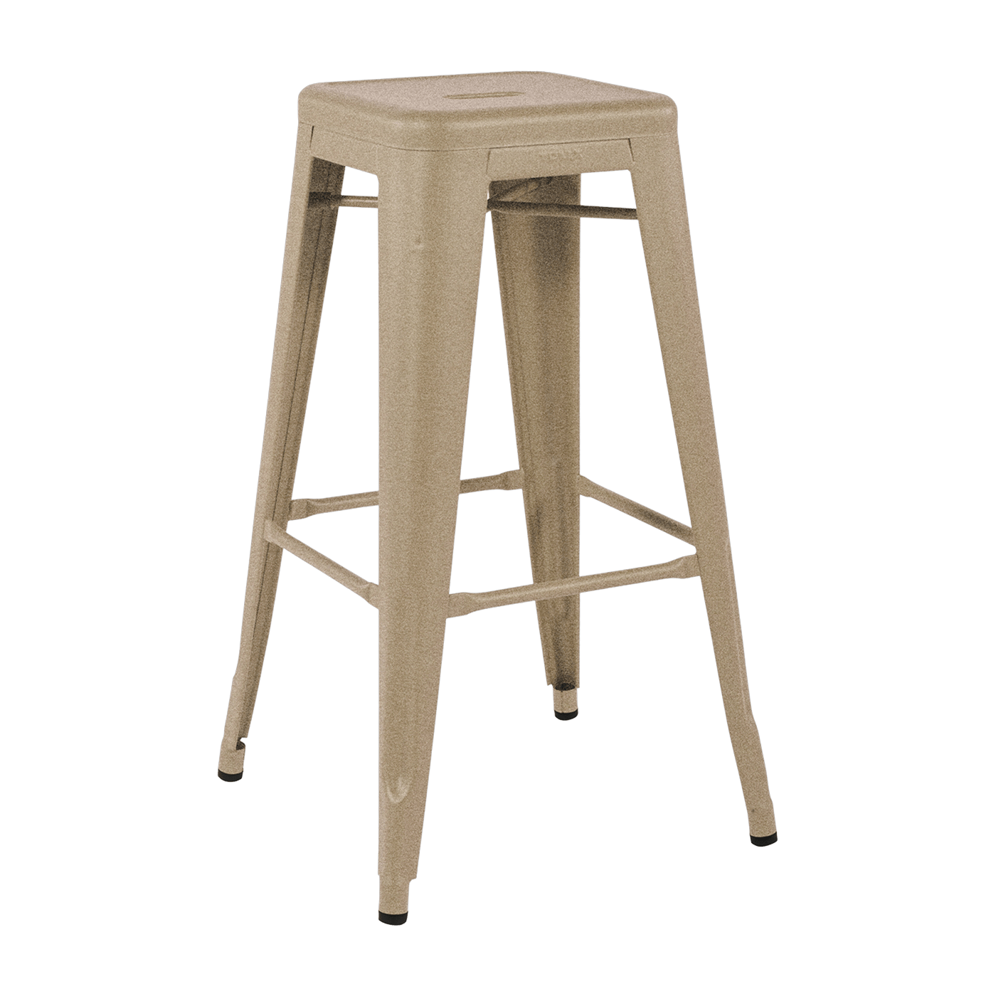 Tabouret en acier H75 Sable mat - Tolix - The Cool Republic