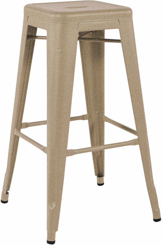 Tabouret en acier H75 Sable mat - Tolix - The Cool Republic