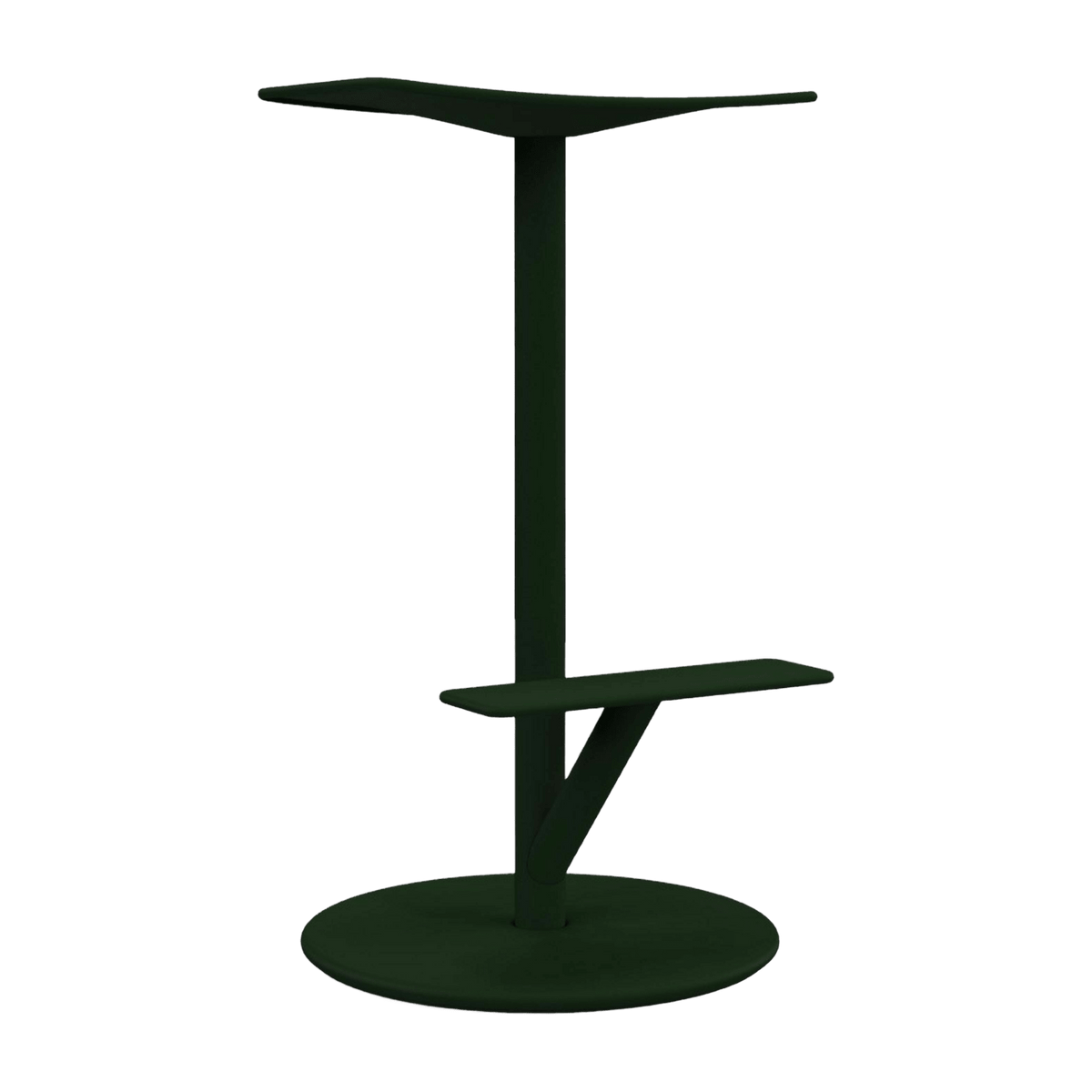 Tabouret en acier mat 66 cm noir Sequoia - Magis - The Cool Republic