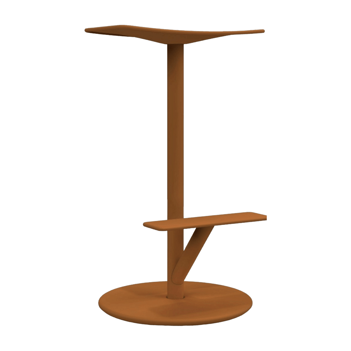 Tabouret en acier mat 66 cm ochre Sequoia - Magis - The Cool Republic