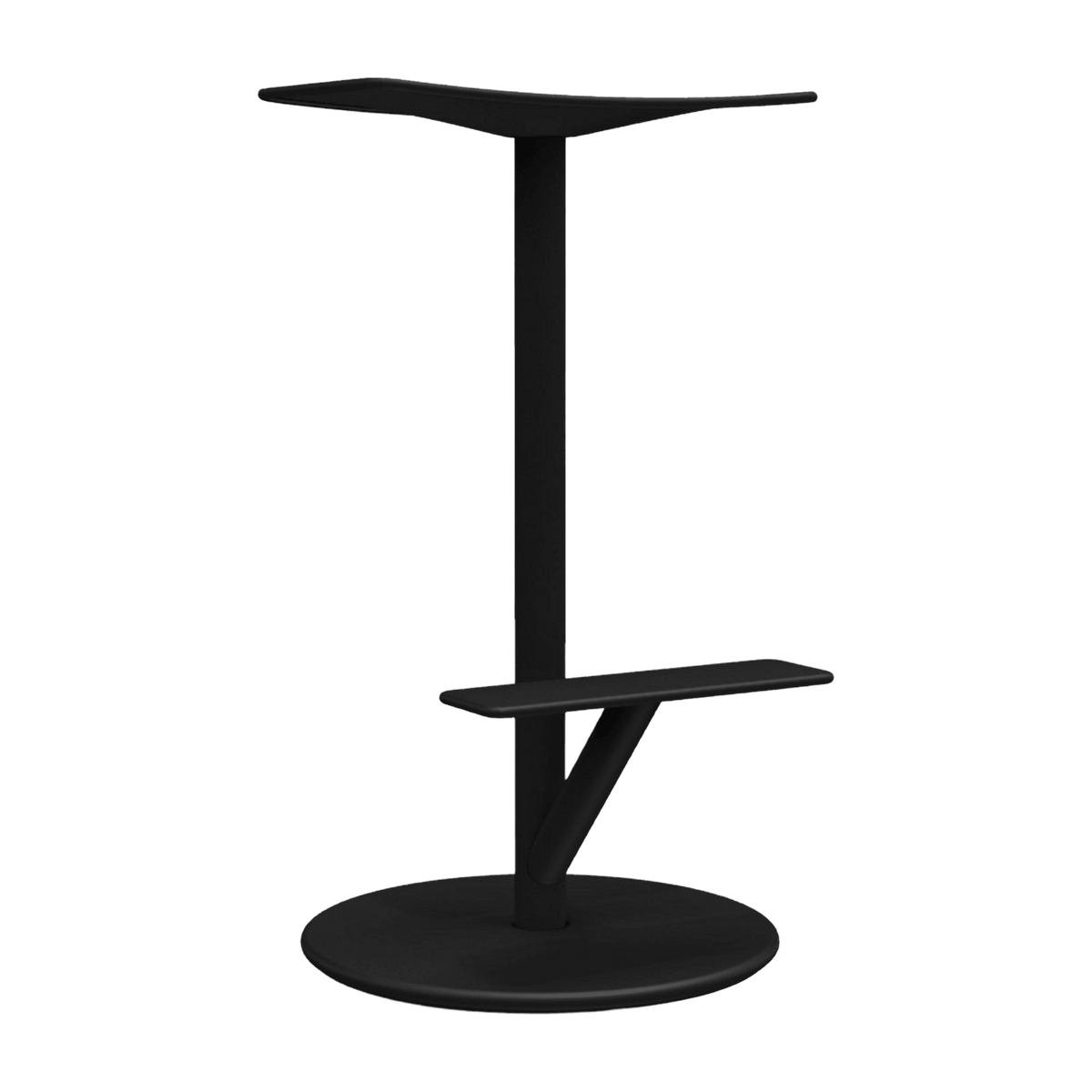 Tabouret en acier mat 66 cm vert foncé Sequoia - Magis - The Cool Republic