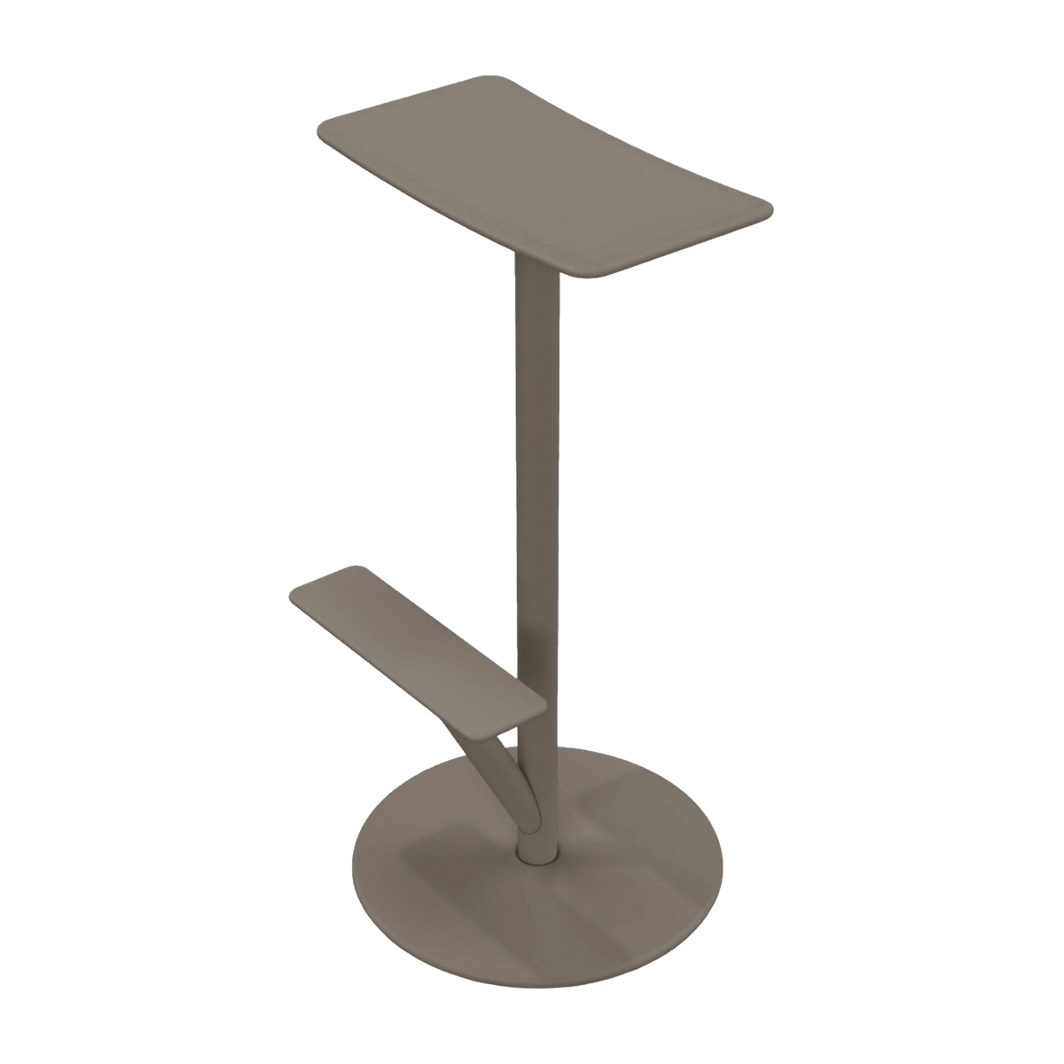 Tabouret en acier mat 76 cm gris Sequoia - Magis - The Cool Republic