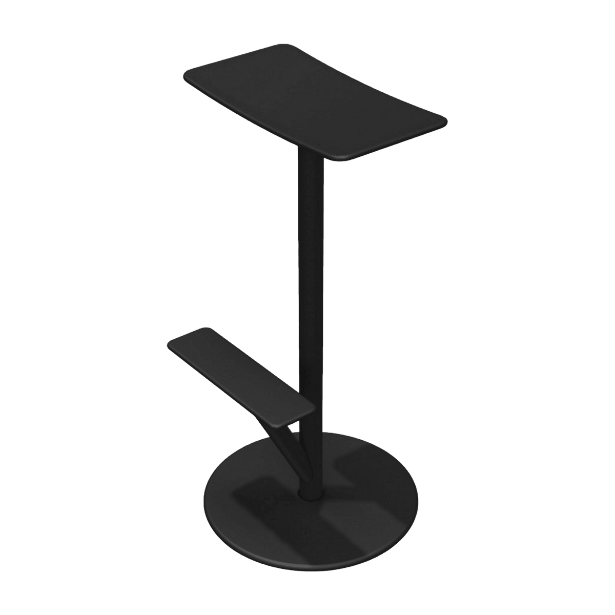 Tabouret en acier mat 76 cm noir Sequoia - Magis - The Cool Republic