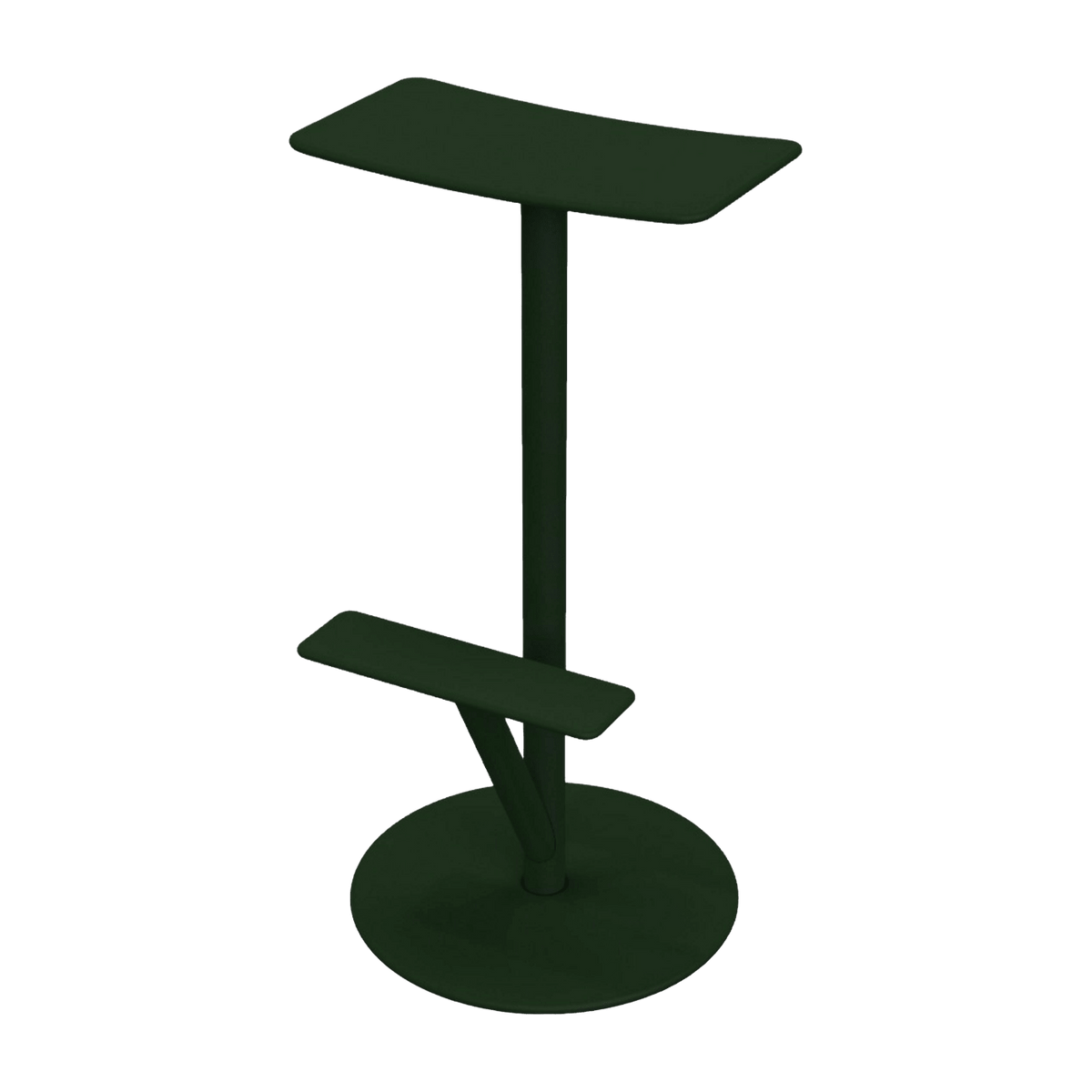Tabouret en acier mat 76 cm vert foncé Sequoia - Magis - The Cool Republic