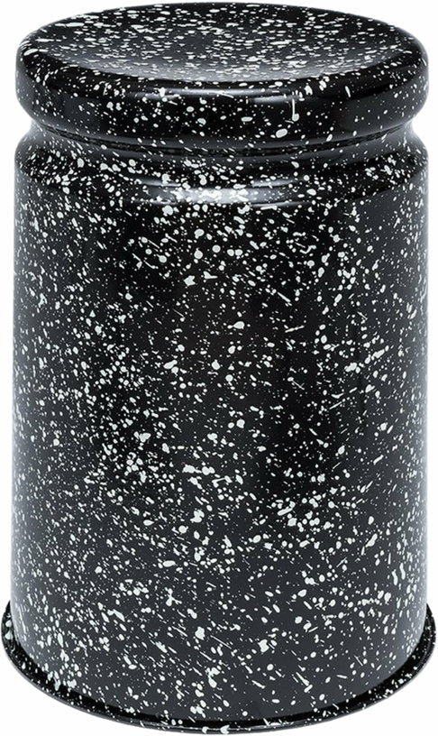 Tabouret en acier noir tacheté de blanc Last Stool - Hem - The Cool Republic