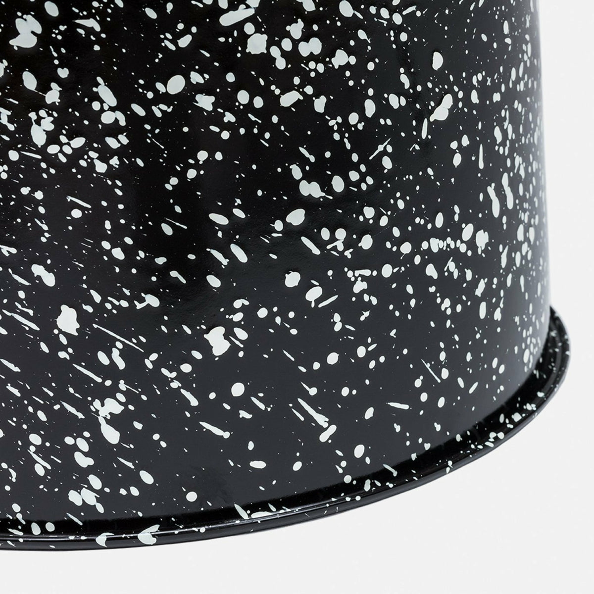 Tabouret en acier noir tacheté de blanc Last Stool - Hem - The Cool Republic