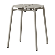 Tabouret en acier taupe 44 cm Novo - AYTM - The Cool Republic