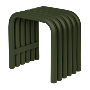 Tabouret en acier vert forêt Nokk - noo.ma - The Cool Republic