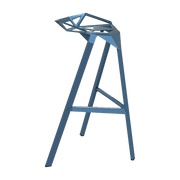 Tabouret en aluminium bleu 77 cm One - Magis - The Cool Republic