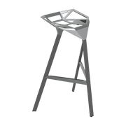Tabouret en aluminium gris 77 cm One - Magis - The Cool Republic