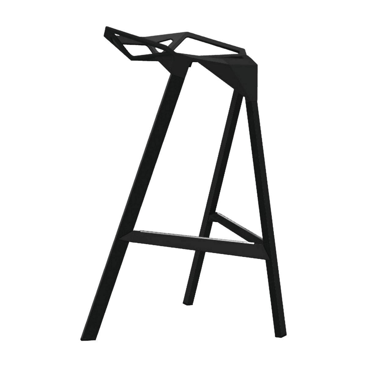 Tabouret en aluminium noir 67 cm One - Magis - The Cool Republic