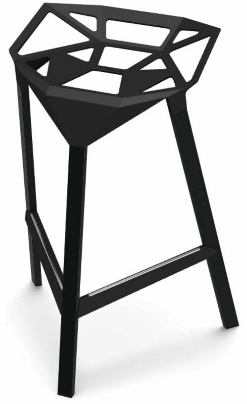 Tabouret en aluminium noir 67 cm One - Magis - The Cool Republic