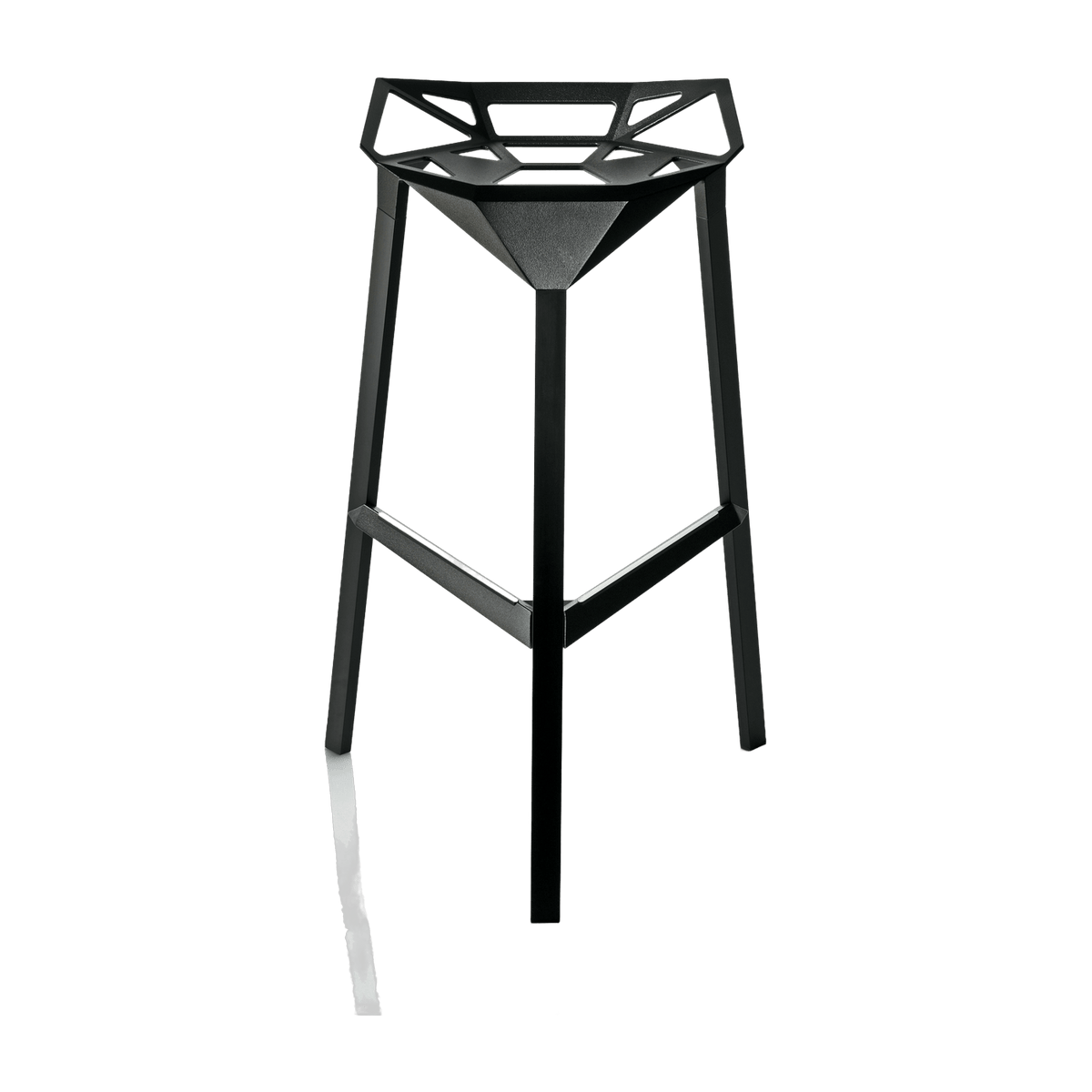 Tabouret en aluminium noir 77 cm One - Magis - The Cool Republic
