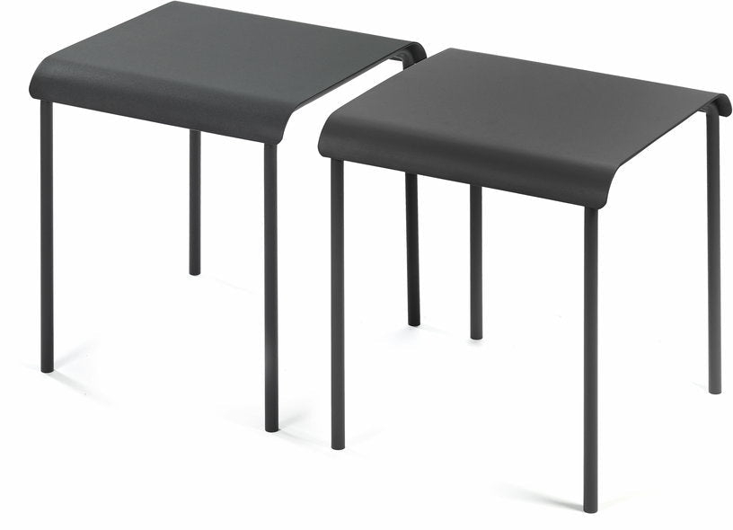 Tabouret en aluminium noir August - Serax - The Cool Republic
