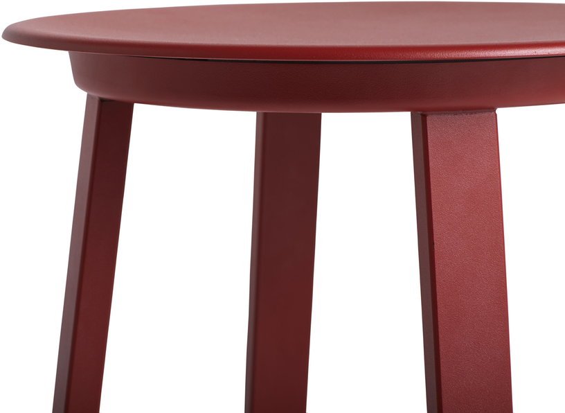 Tabouret en aluminium rouge Revolver - HAY - The Cool Republic
