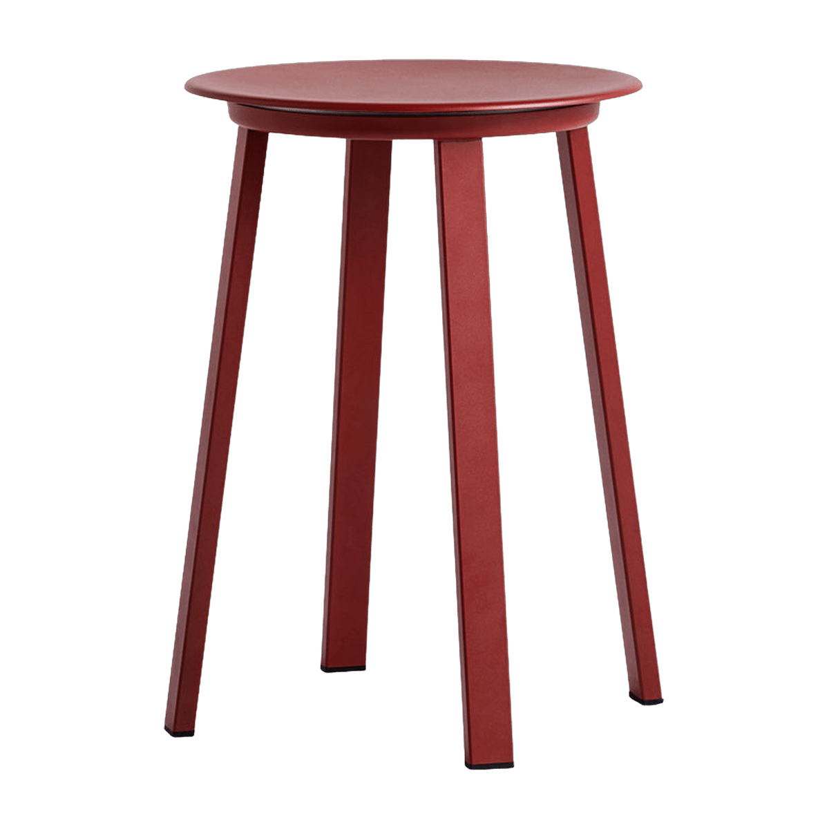 Tabouret en aluminium rouge Revolver - HAY - The Cool Republic