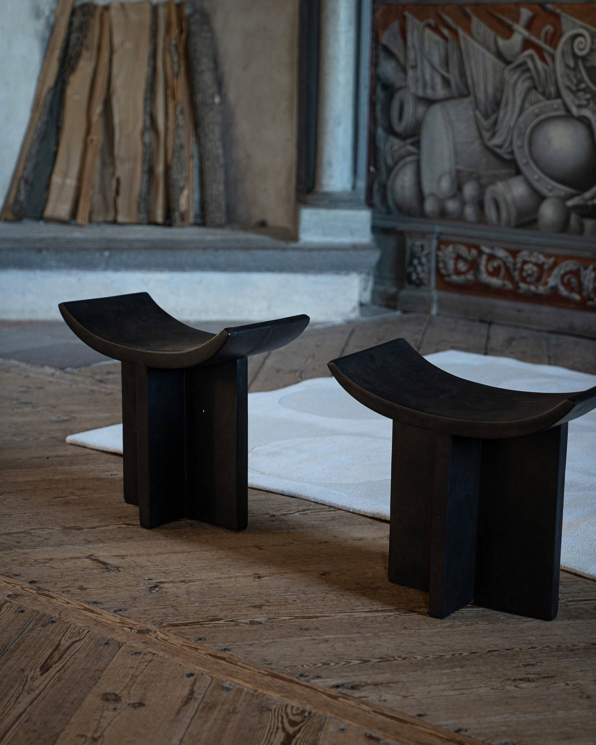 Tabouret en béton coffee 60x25 cm Brutus - 101 Copenhagen - The Cool Republic