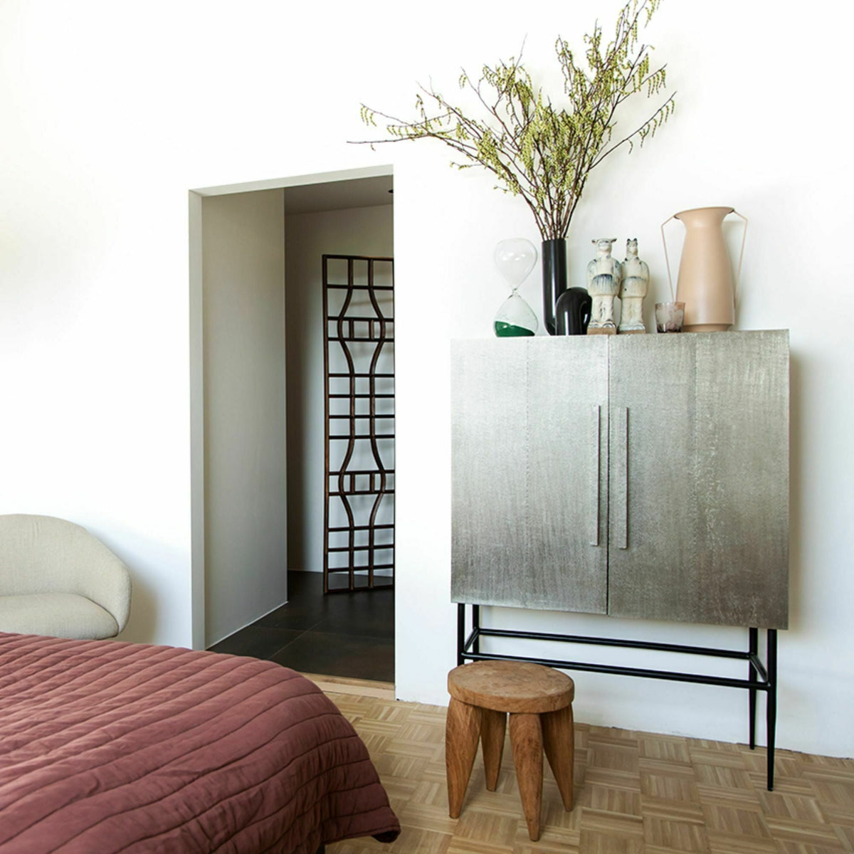 Tabouret en bois 41 cm Senofo - Pols Potten - The Cool Republic
