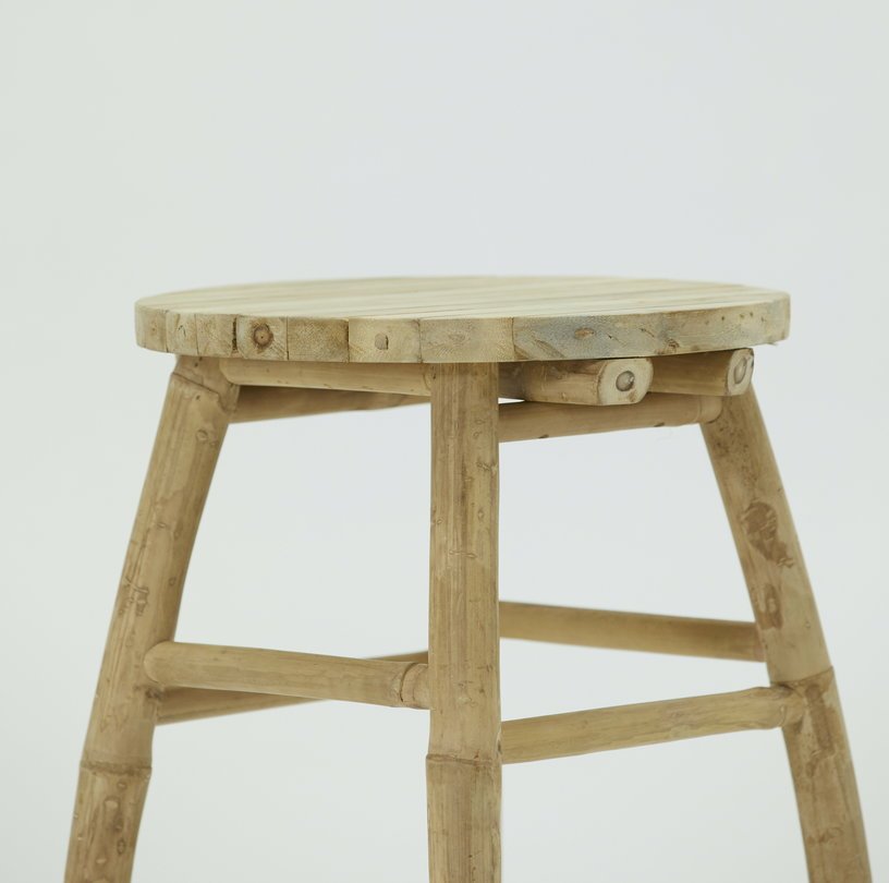 Tabouret en bois clair naturel - House Doctor - The Cool Republic