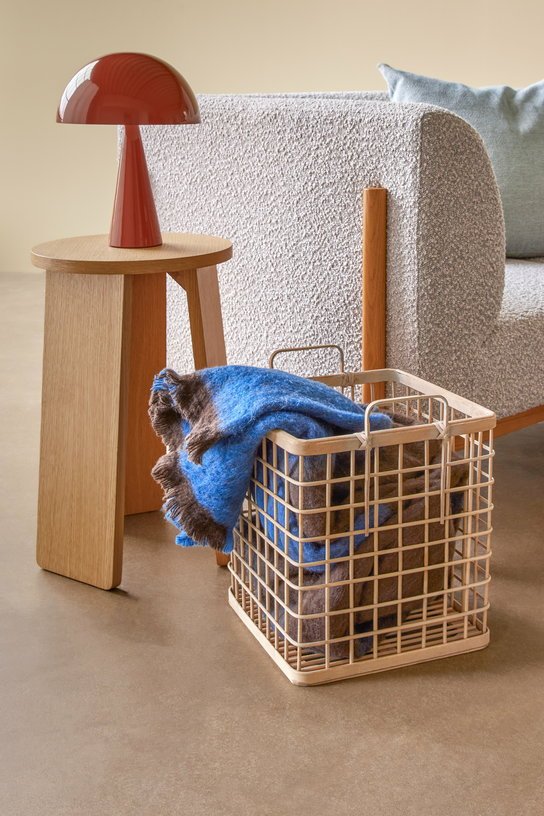 Tabouret en bois de chêne - Hübsch - The Cool Republic