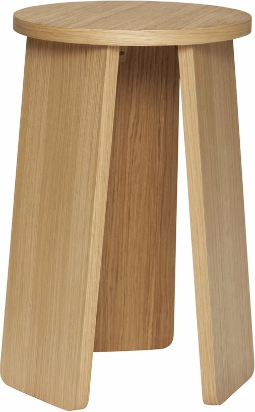 Tabouret en bois de chêne - Hübsch - The Cool Republic