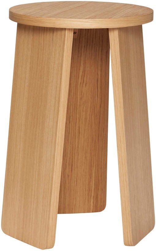 Tabouret en bois de chêne - Hübsch - The Cool Republic