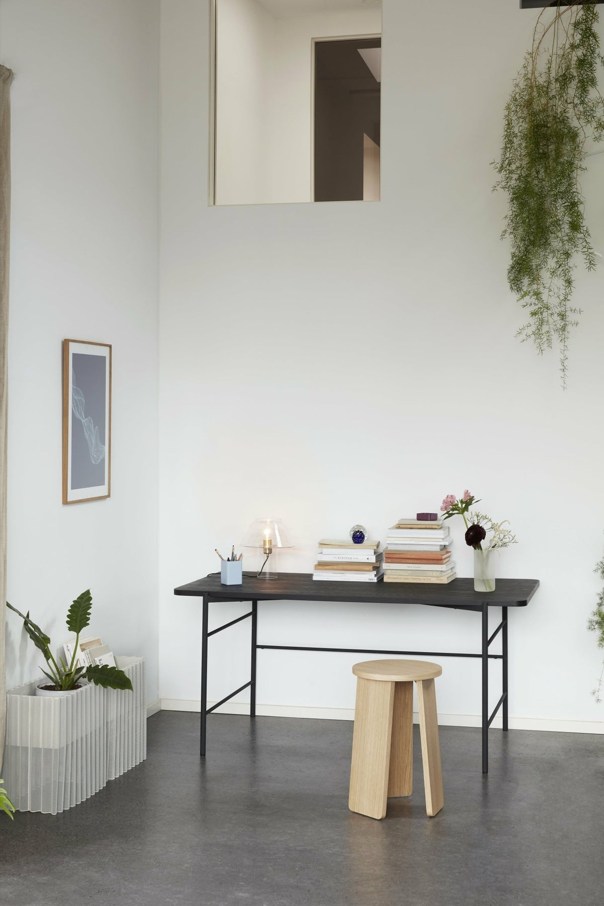 Tabouret en bois de chêne - Hübsch - The Cool Republic