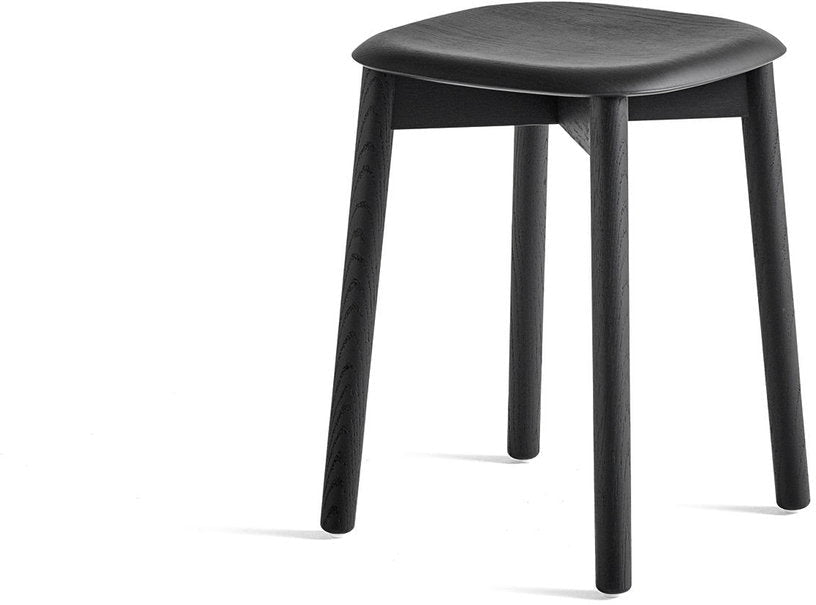 Tabouret en bois de chêne noir Soft Edge 72 - HAY - The Cool Republic