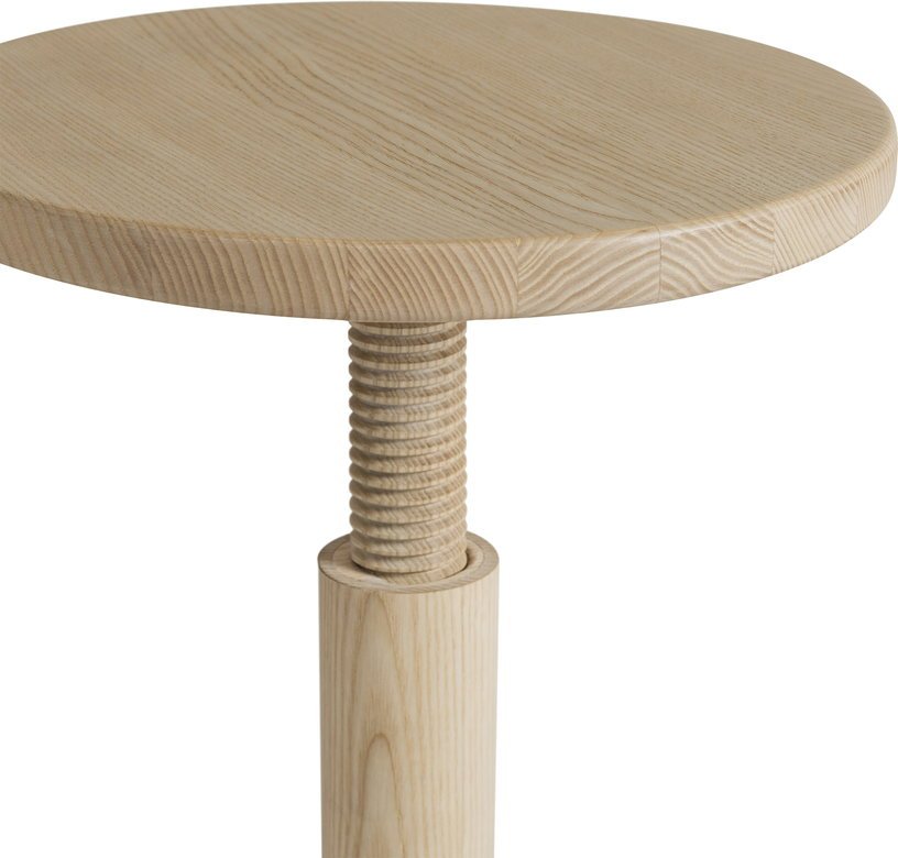 Tabouret en bois de frêne 36 cm Bobbin - Hem - The Cool Republic