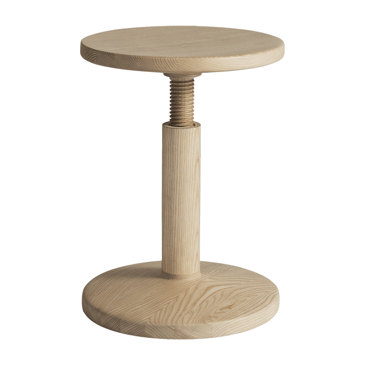 Tabouret en bois de frêne 36 cm Bobbin - Hem - The Cool Republic
