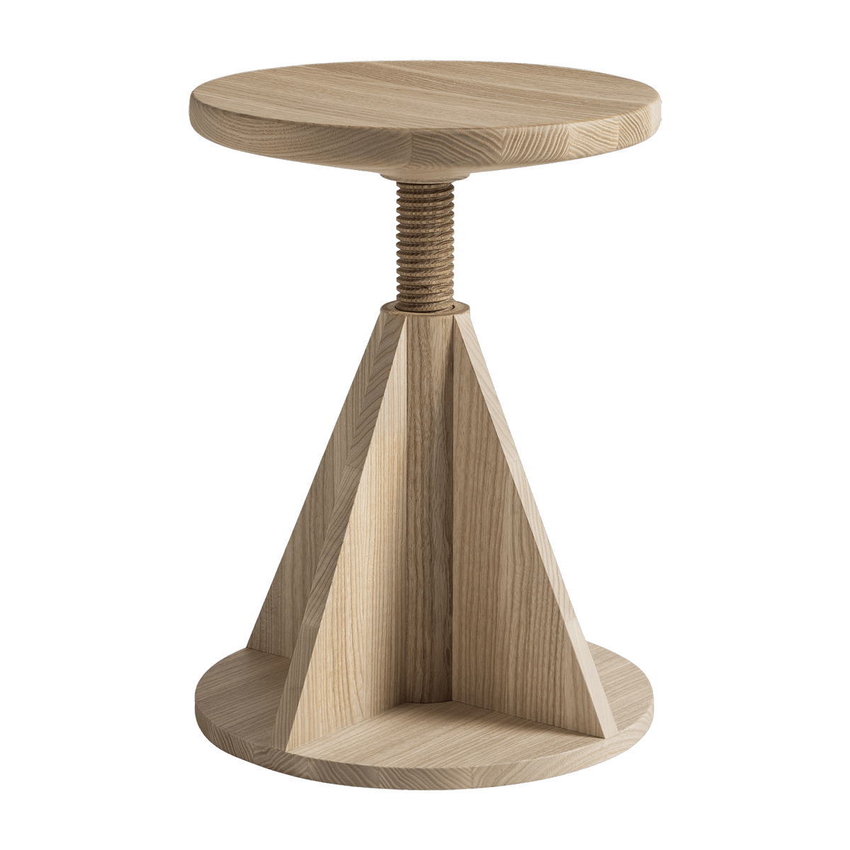 Tabouret en bois de frêne 36 cm Rocket - Hem - The Cool Republic