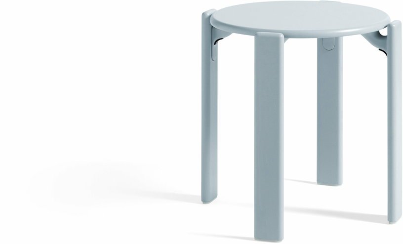 Tabouret en bois de hêtre bleu ardoise Rey - HAY - The Cool Republic