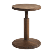 Tabouret en bois de noyer 36 cm Bobbin - Hem - The Cool Republic