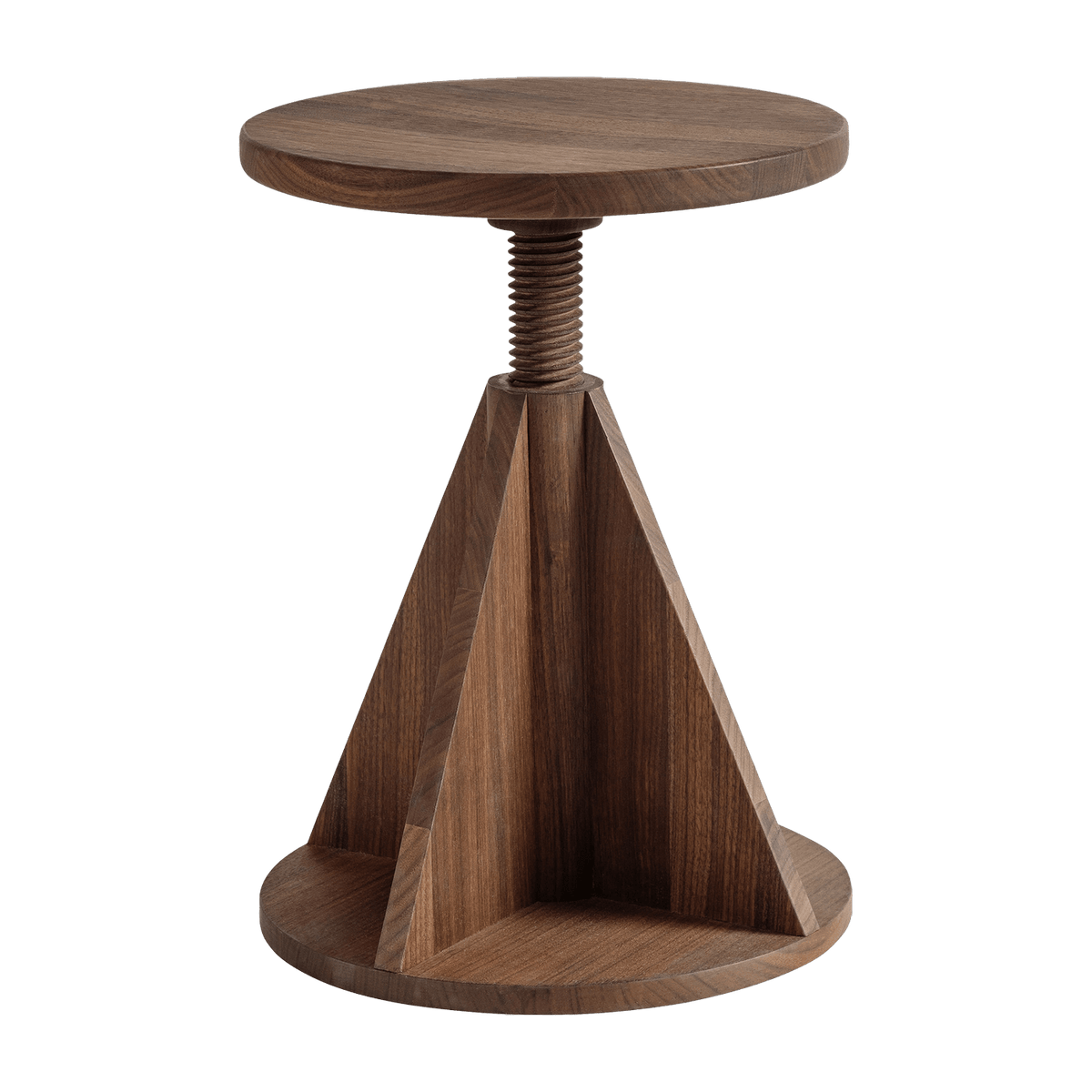 Tabouret en bois de noyer 36 cm Rocket - Hem - The Cool Republic